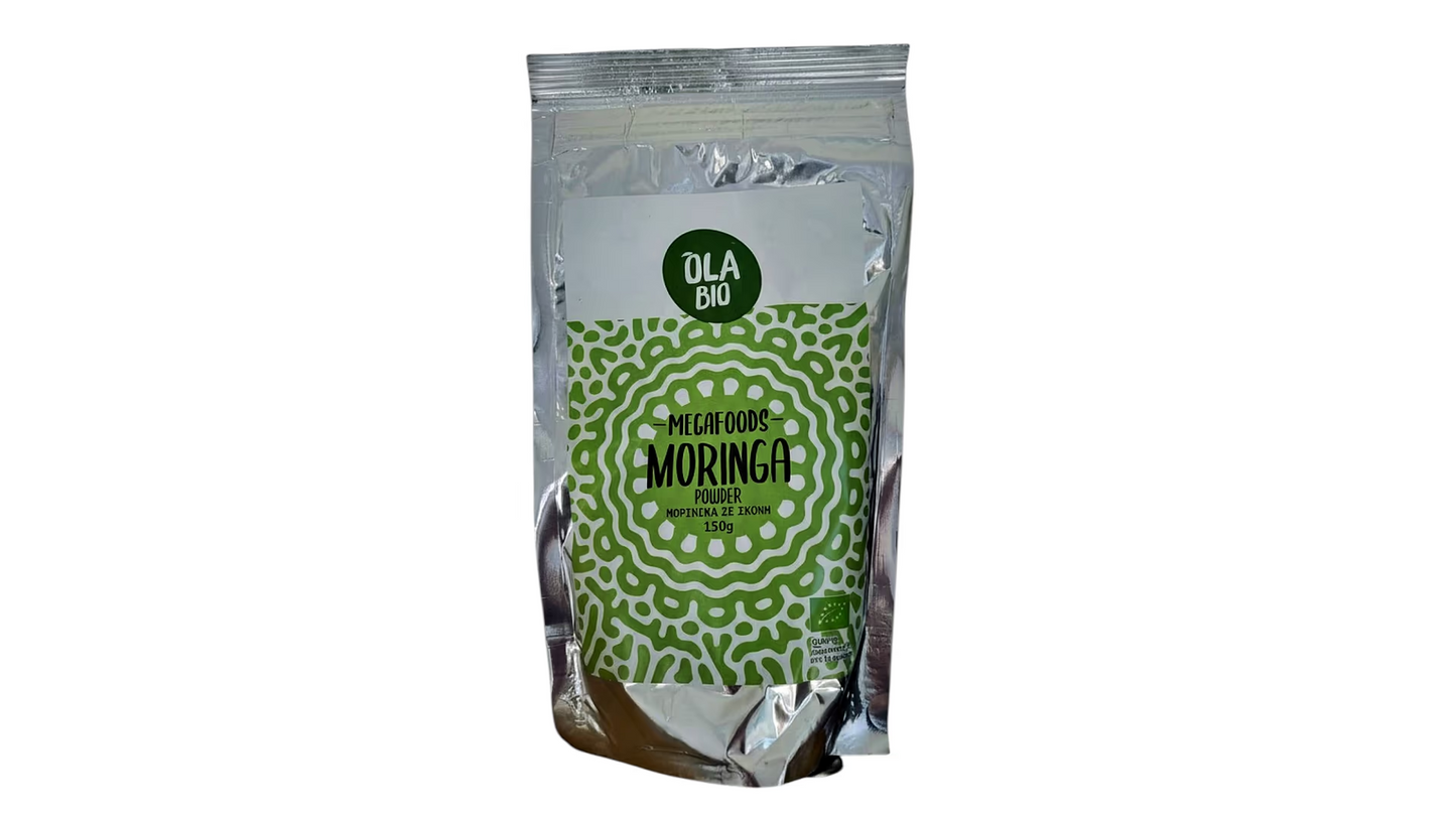 MEGA FOODS, MORINGA POWDER 150G BIO