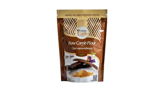 Raw Carob Flour Organic Creta Carob 300g