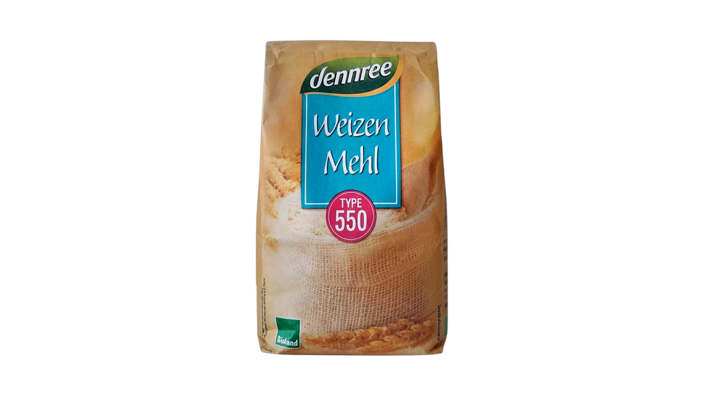 Wheat Flour Bio Type 550 1kg Dennree
