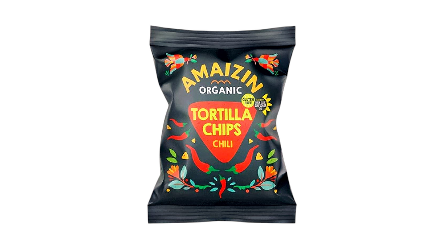 Amaizin, Corn Chips Chilli Gluten Free 75G Bio