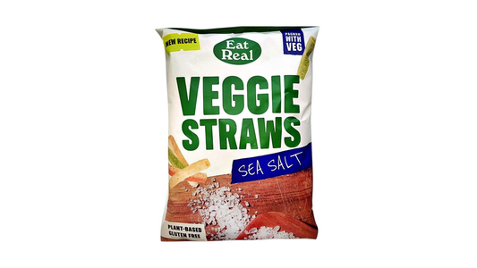 EAT REAL, VEGGIE STRAWS SEAL SALT 110G