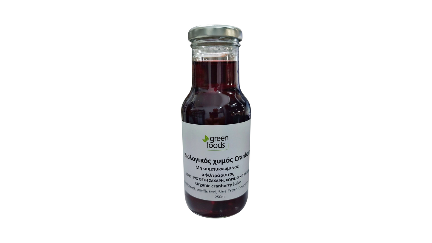 Green Foods, Cranberry Juice 250Ml