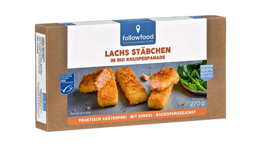 Followfood, Wild Salmon Fish Fingers 270g