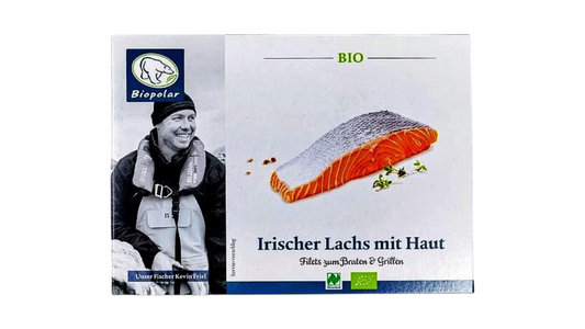 Salmon Fillet Bio With Skin 160g Biopolar