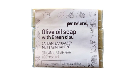 Pur Naturel, Soap Green Clay 3Pcs