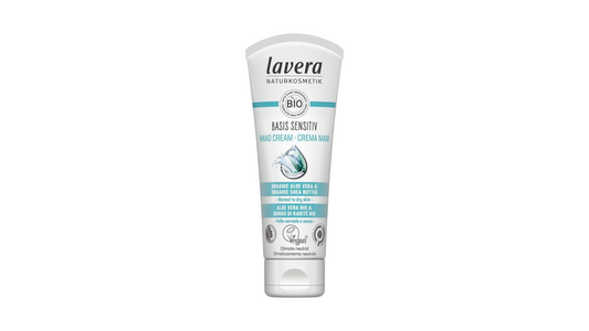 LAVERA, BASIS SENSITIV HAND CREAM ORGANIC ALOE VERA & SHEA  BUTTER 75ML
