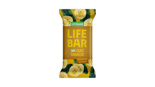 Organic LIFEBAR Oat Snack Banana Dream
