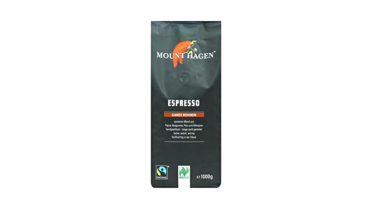 MOUNT HAGEN, ESPRESSO COFFEE BEANS 1KG BIO