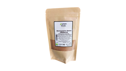 GREEN FOODS, RAW CACAO POWDER CRIOLLO BIO 100G