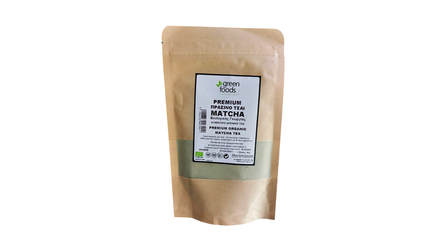 GREEN FOODS, MATCHA BIO 80G