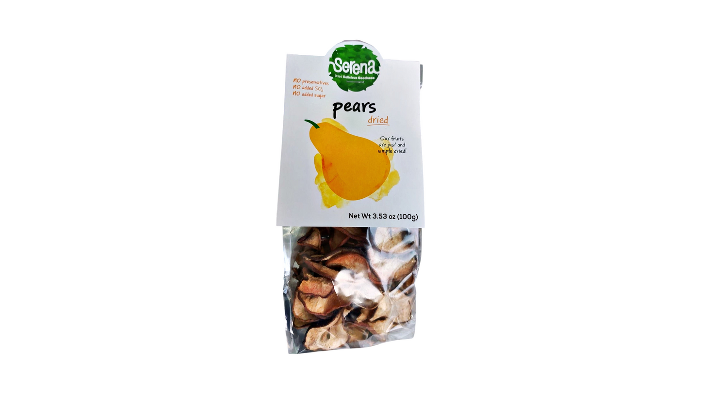 SERENA, DRIED PEARS 100G