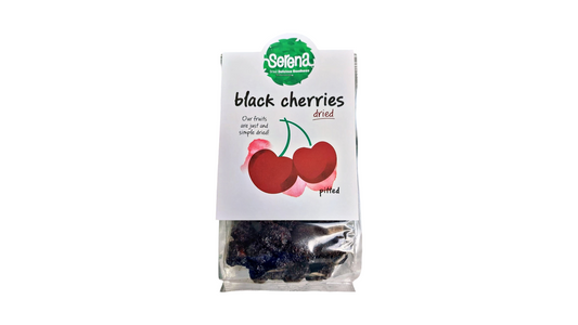 SERENA, DRIED SWEET BLACK PITTED CHERRIES 100G