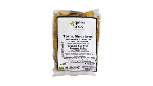 GREEN FOODS, BANANA CHIPS BIO 150G BIO