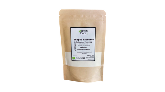 GREEN FOODS, GARLIC POWDER 100G BIO