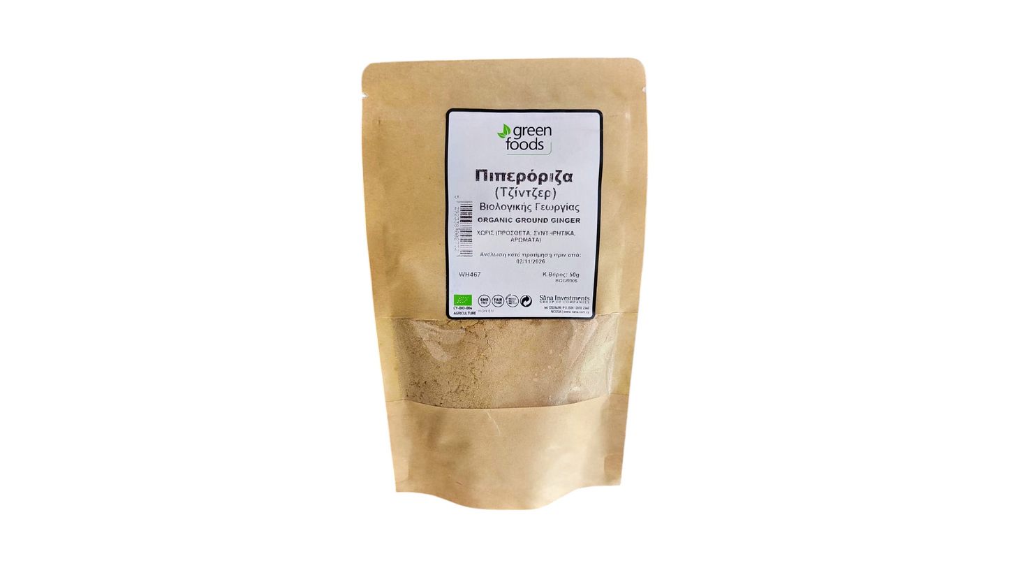 GREEN FOODS, GINGER 50G BIO