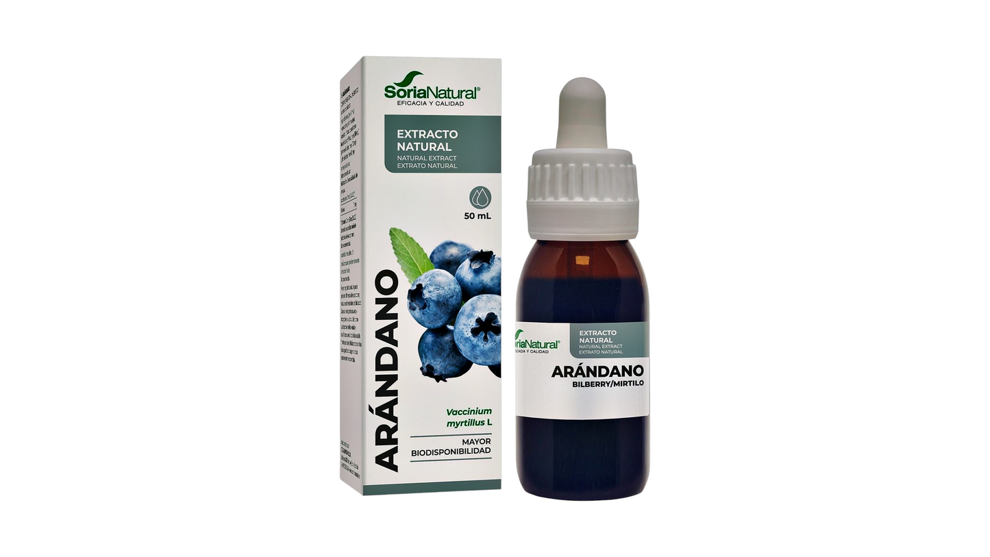 SORIA NATURAL, BLUEBERRY EXTRACT 50ML