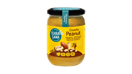 TERRASANA PEANUT BUTTER CRUNCHY SALT 500G