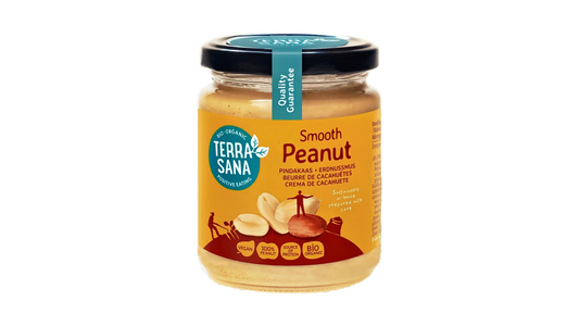 TERRASANA, PEANUT BUTTER SMOOTH NO SALT 250G BIO