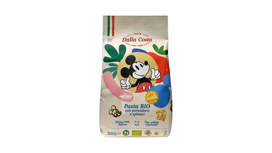 DALLA COSTA, PASTA KIDS MICKEY, TOMATO-SPINACH 300G BIO