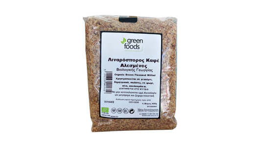 Green Foods, Brown Flaxseed Grounded 400G Bio