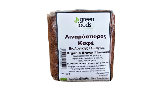 Green Foods, Flaxseed Brown 250G Bio