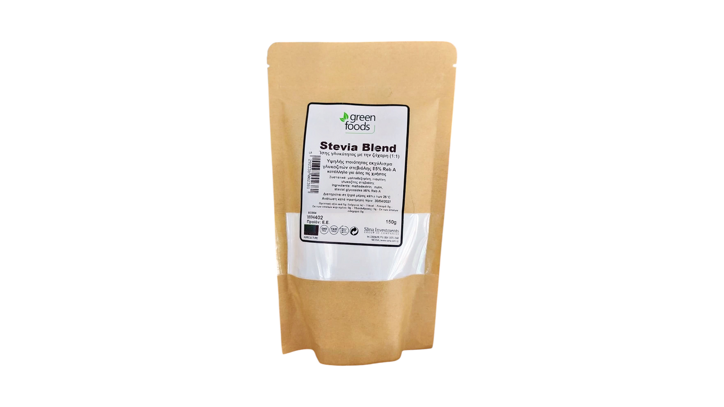 GREEN FOODS, STEVIA BLEND 150G