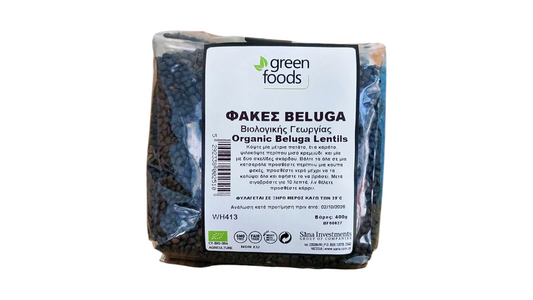 GREEN FOODS, BELUGA LENTILS BIO 400G