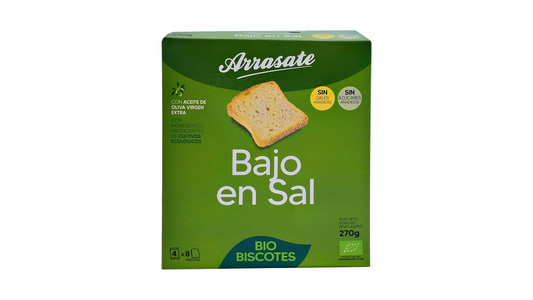 ARRASATE BIO TOAST SALT FREE 270GR