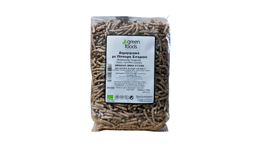 GREEN FOODS, BRAN STICKS 250G BIO
