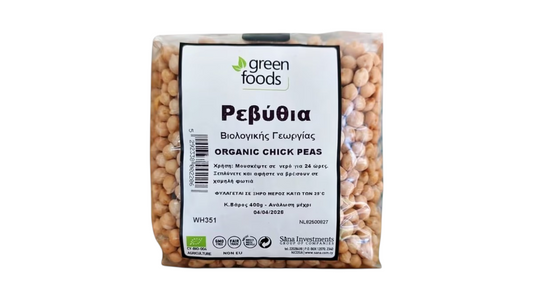 GREEN FOODS, CHICKPEAS BIO 400G