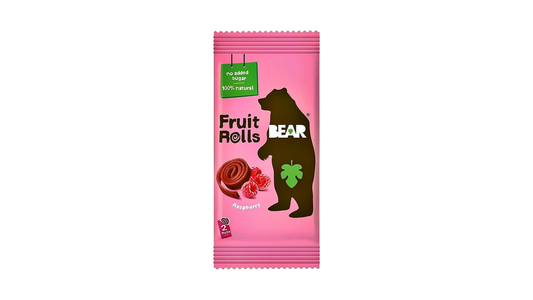 Bear, Fruit Rolls Raspberry 20G