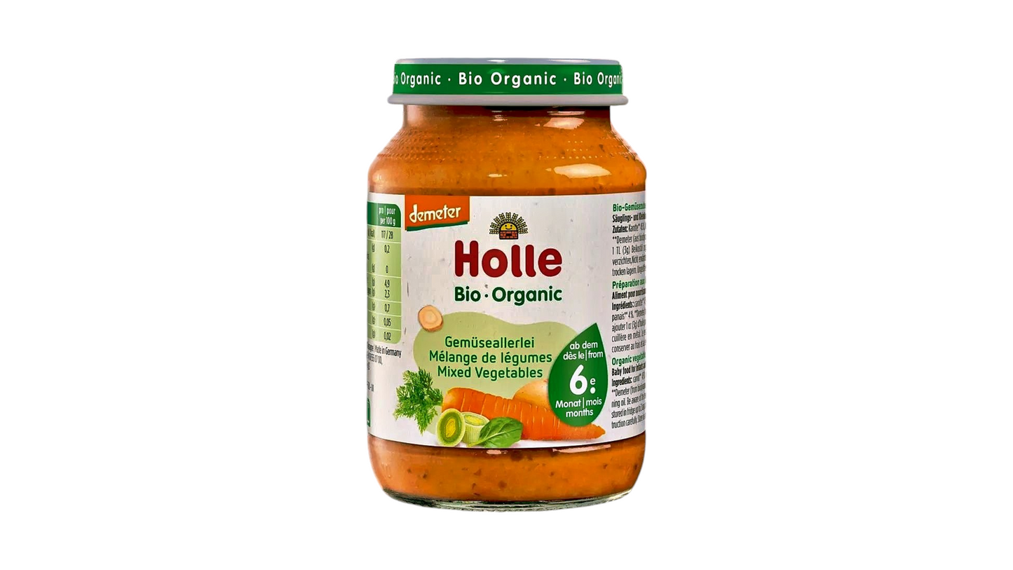 Holle, Jar Mixed Vegetables (6M) 190G Bio (V)