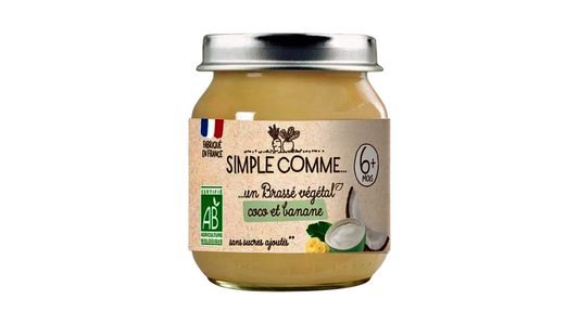 SIMPLE COMME ORGANIC VEGAN COCONUT BANANA DESSERT 125G