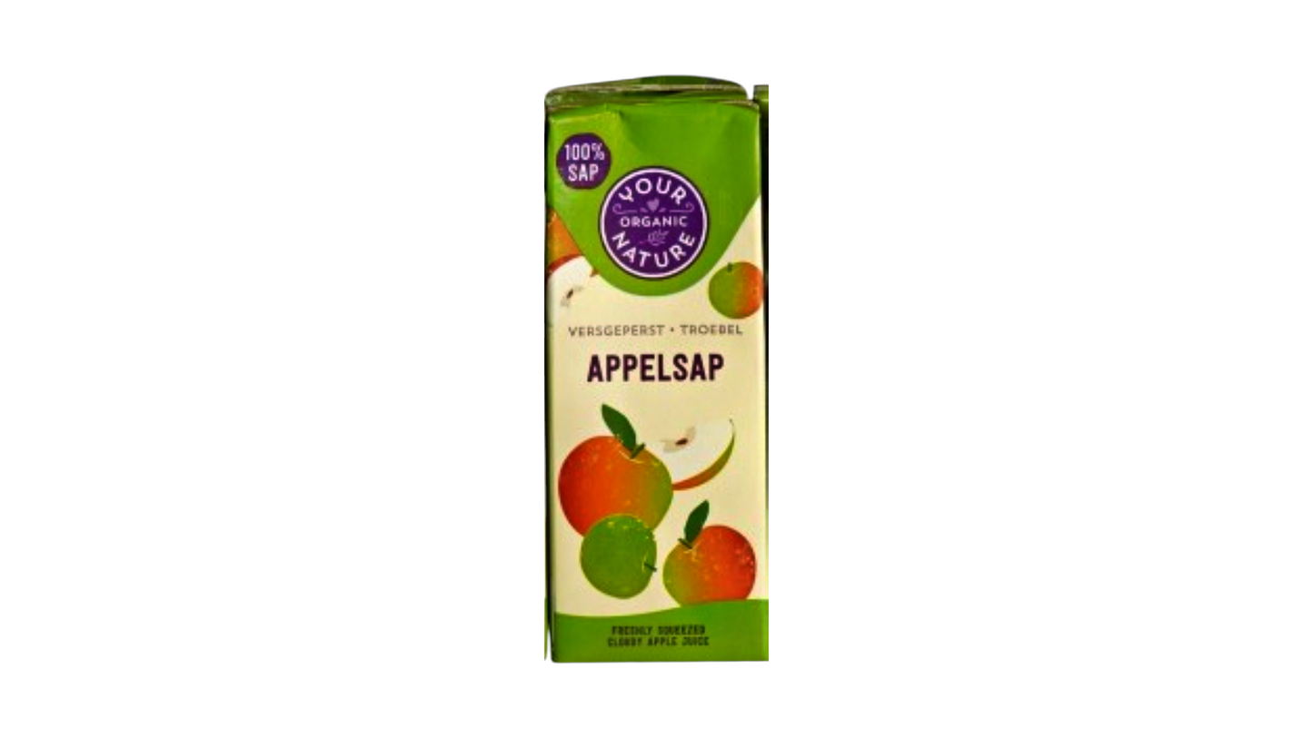 Your Organic Nature, Apple Juice 200Ml Bio