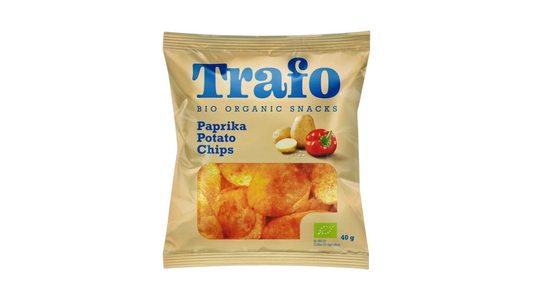 TRAFO, POTATO CHIPS PAPRIKA 40G BIO