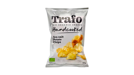 TRAFO, HANDCOOKED SEA SALT CHIPS 125G BIO