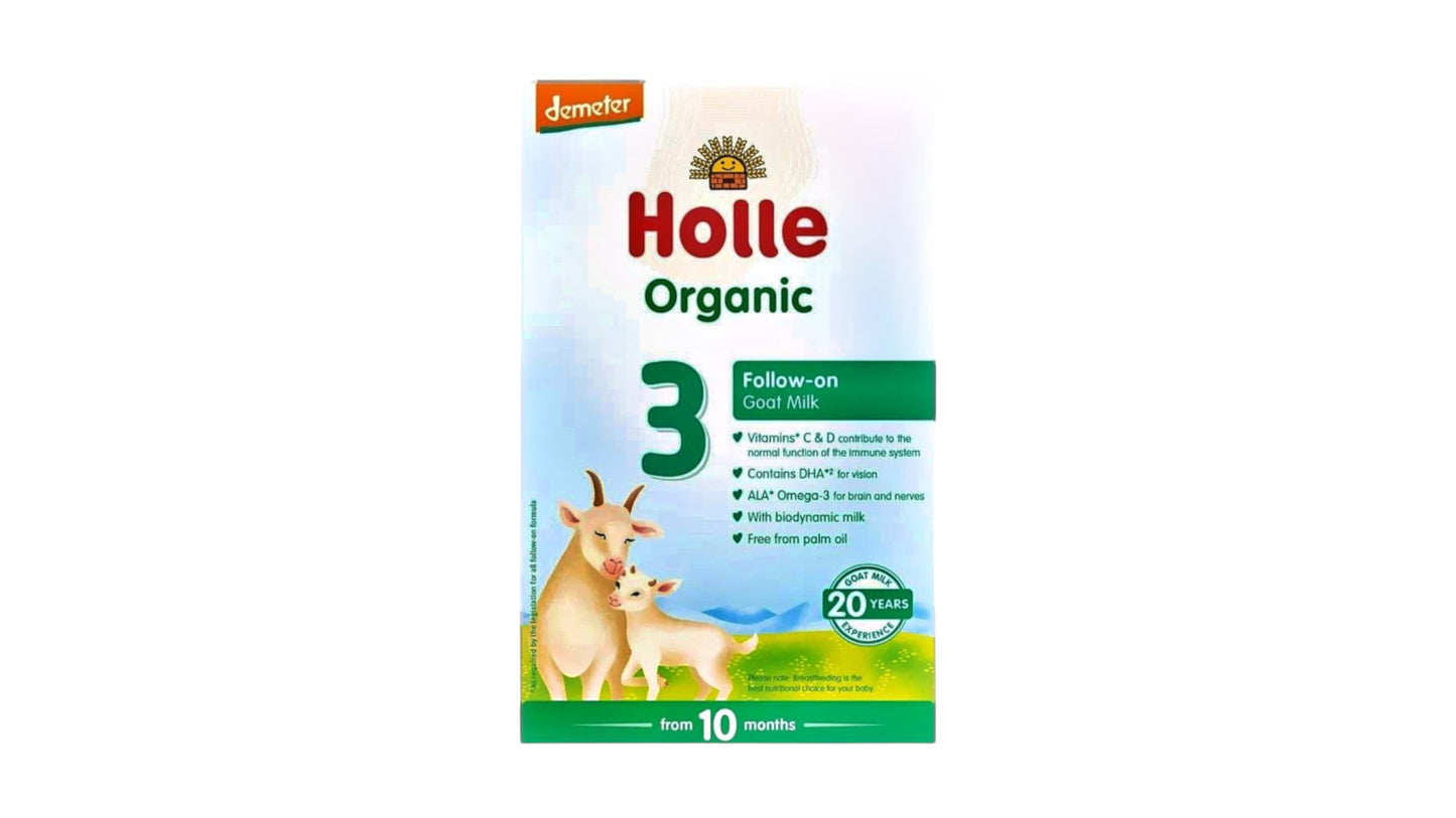 HOLLE, INFANT GOAT MILK FORMULA 3 (12m) 400G BIO