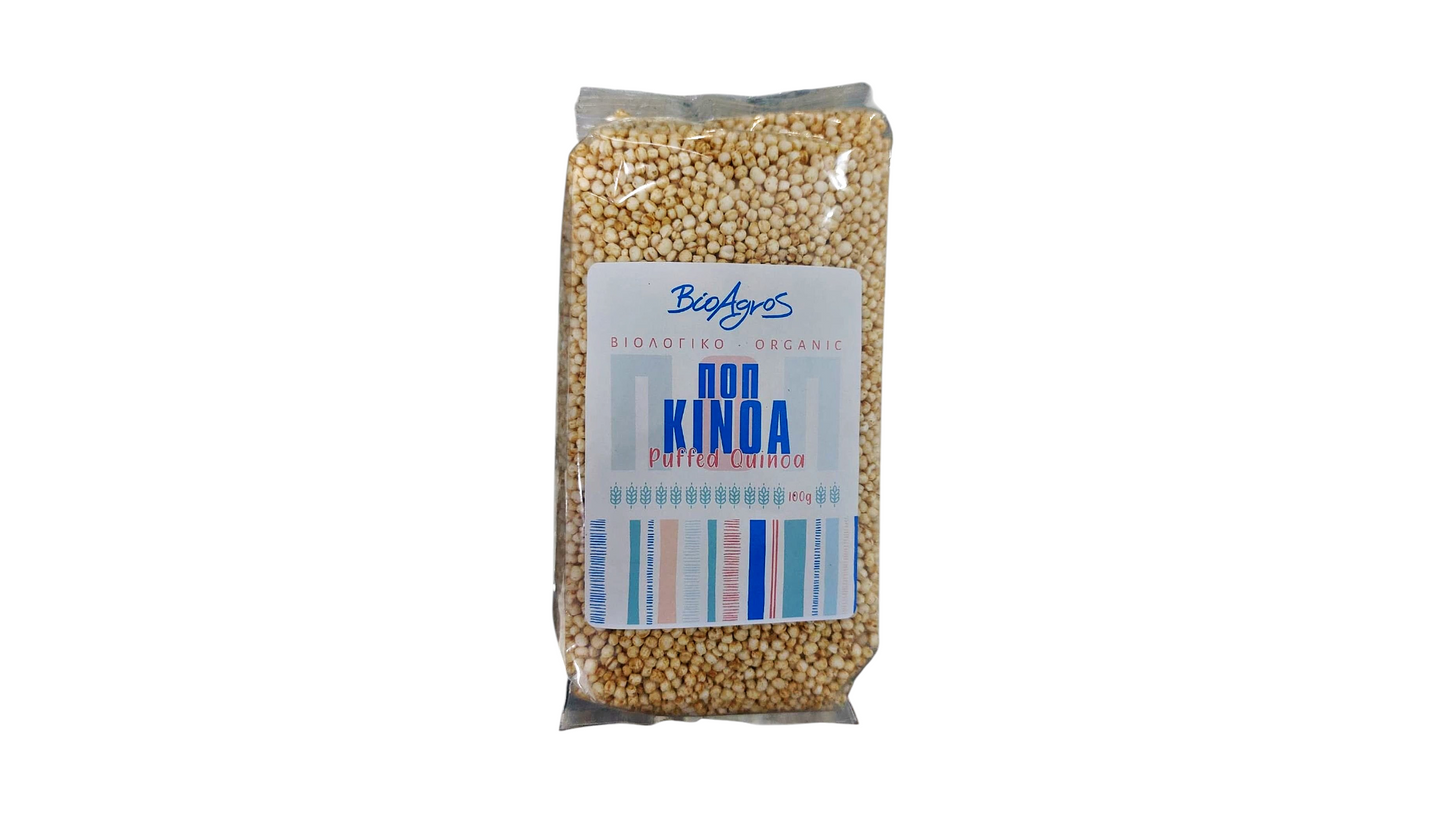 ORGANIC PUFFED QUINOA 100G BIOAGROS