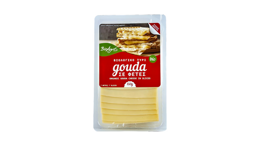GOUDA CHEESE SLICED BIOAGROS 150G BIO