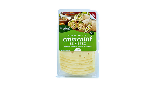 EMMENTAL CHEESE SLICED BIOAGROS 150G BIO