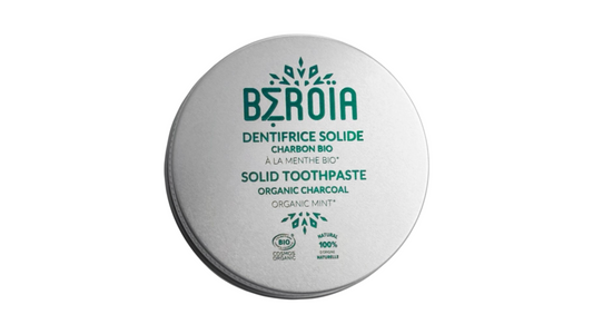 BEROIA, ORGANIC SOLID TOOTHPASTE CHARCOAL 33G