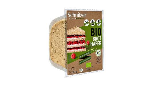 SCHNITZER, ORGANIC OAT BREAD GLUTEN FREE 200G BIO