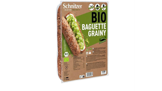Schnitzer, Baguette Grainy Gluten Free 320G Bio