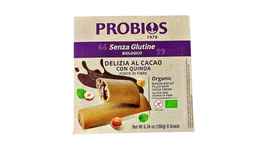 Probios, Quinoa Biscuit With Cocoa Cream 180G Gluten Free Bio