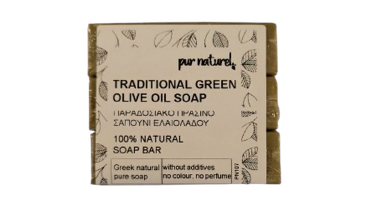 PUR NATUREL, NATURAL GREEN SOAP 3PCS