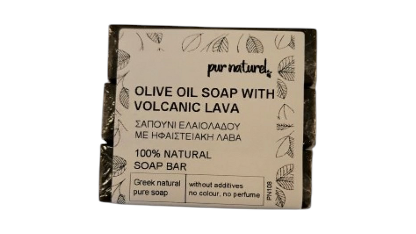 PUR NATUREL, NATURAL LAVA SOAP 3PCS