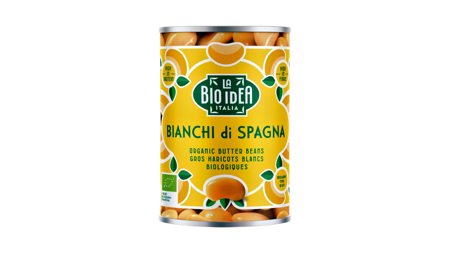 La Bio Idea, White Butter Beans, Τin 400g Bio