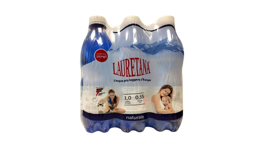Lauretana, Natural Mineral Water 0.5L 6pack