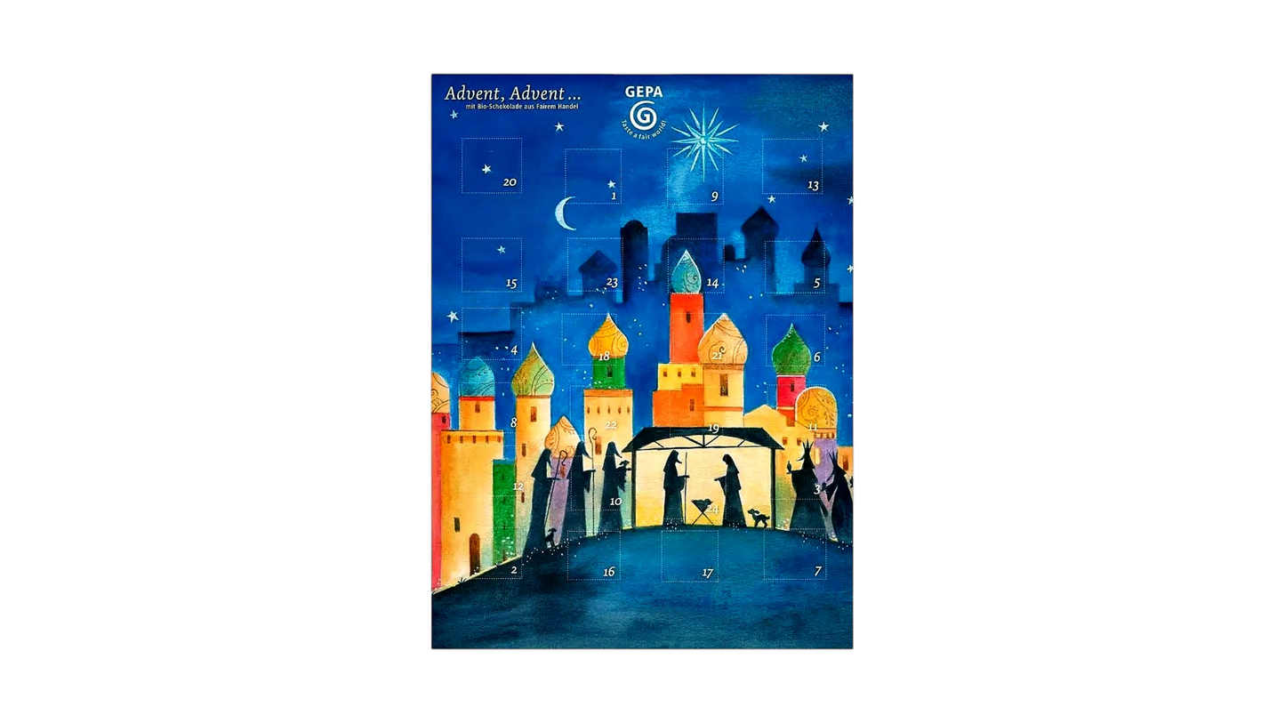 ADVENT CALENDAR GEPA ORGANIC 75G
