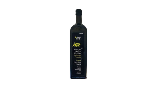 GREEN FOODS, EXTRA VIRGIN OLIVE OIL 1L BIO
